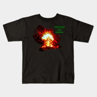 FATMAN PEST REMOVAL (Wasteland Red) Kids T-Shirt